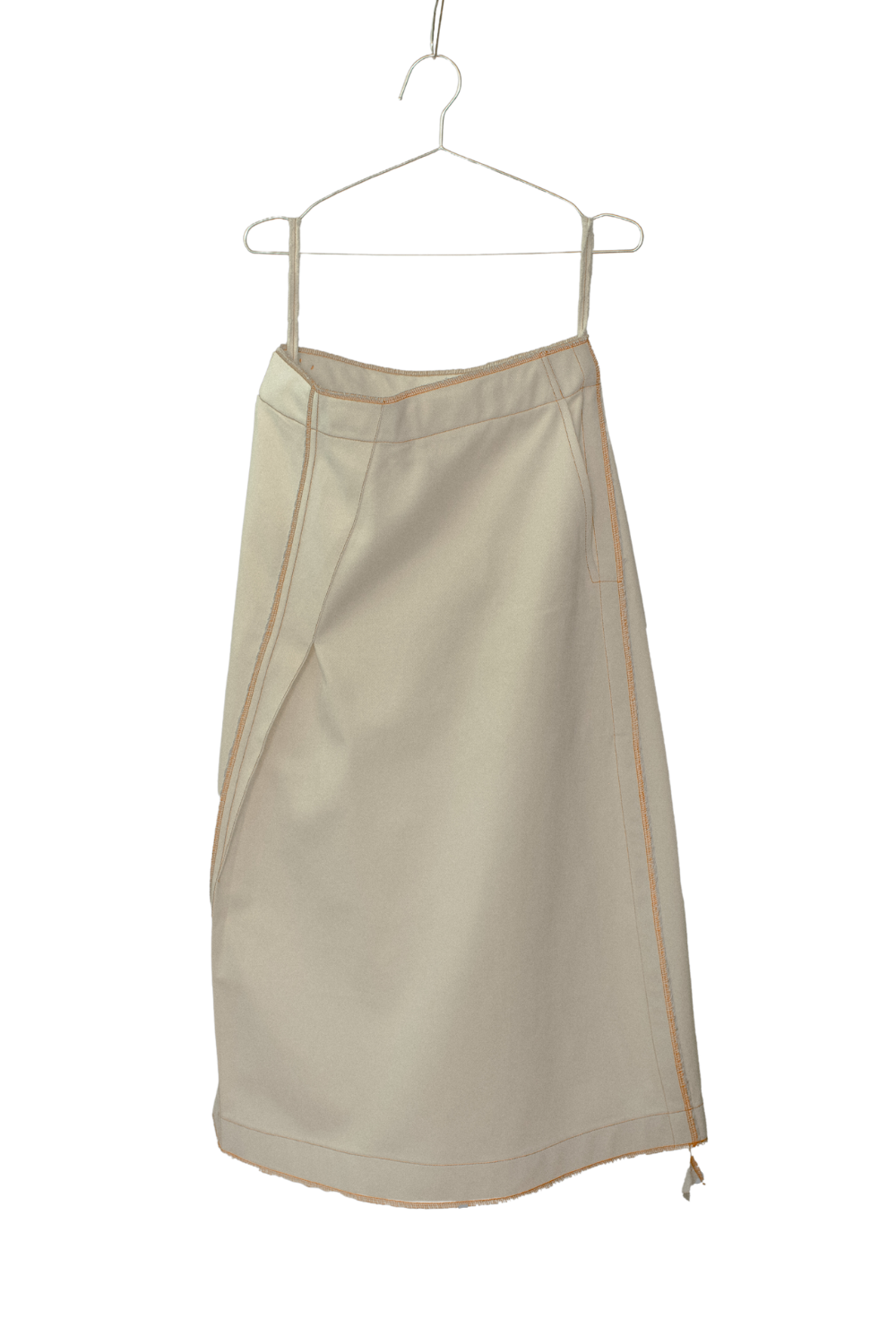 Galang Skirt in Cream Canvas