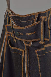 SAKAY SHORTS in Choco Denim