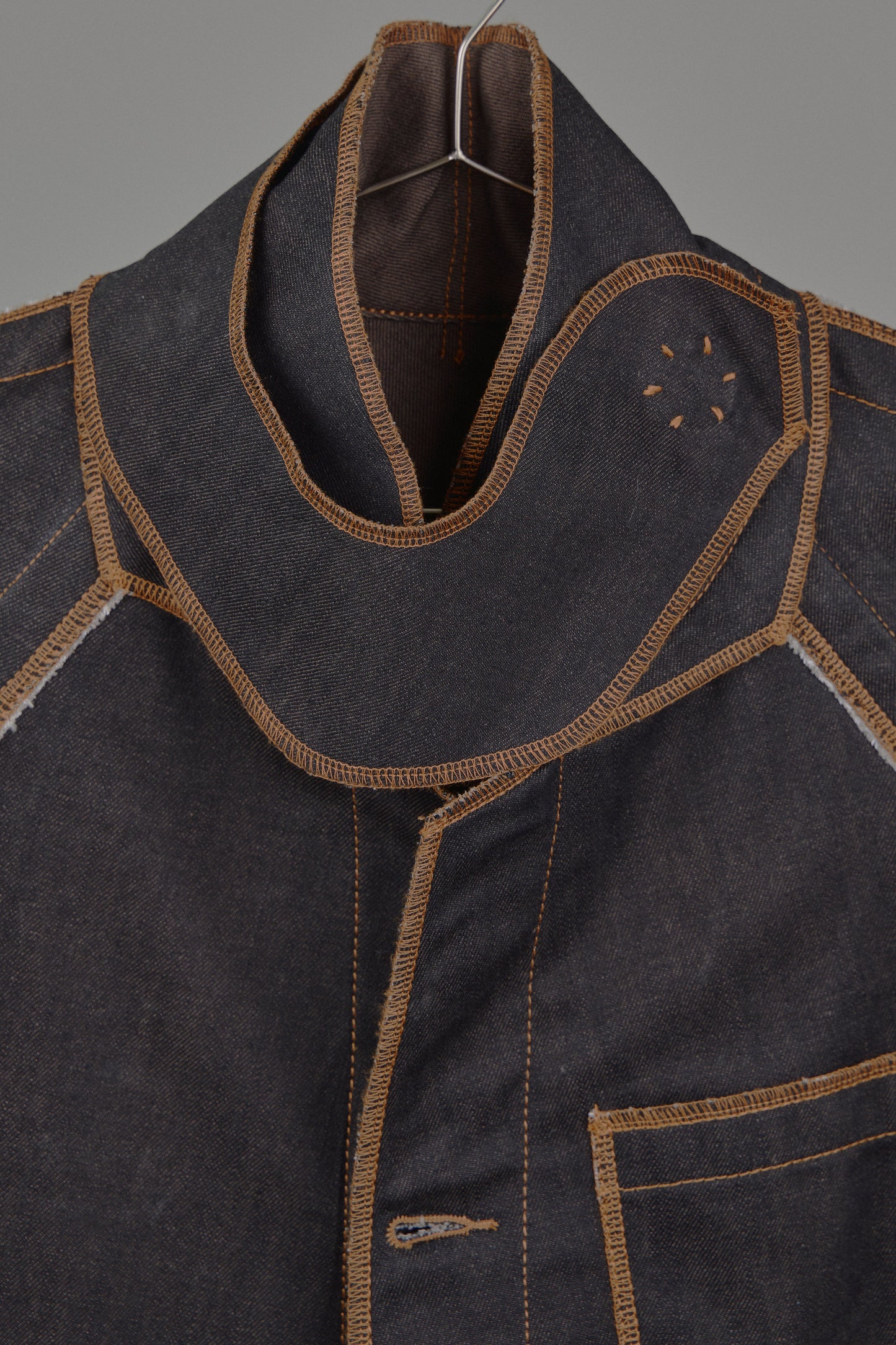 Jan Shell Jacket in Choco Denim